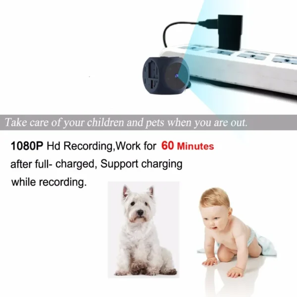 Sb719dd356e234c4fba27f37b8663ab4fi-1.webp Body Mini Camera Portable 1080P HD Night Vision Video Recorder Wide Angle Motion Detection Magnet Loop Recording Espia Cameras