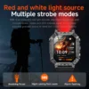 Sb743872bdc854cc5b0bcd6a3c3808de3Y.webp 2026 Military Smartwatch 2.01''Color Screen Outdoor Sports Watch for Men SOS Red Alarm Flashing Flashlight Health Monitor IP68