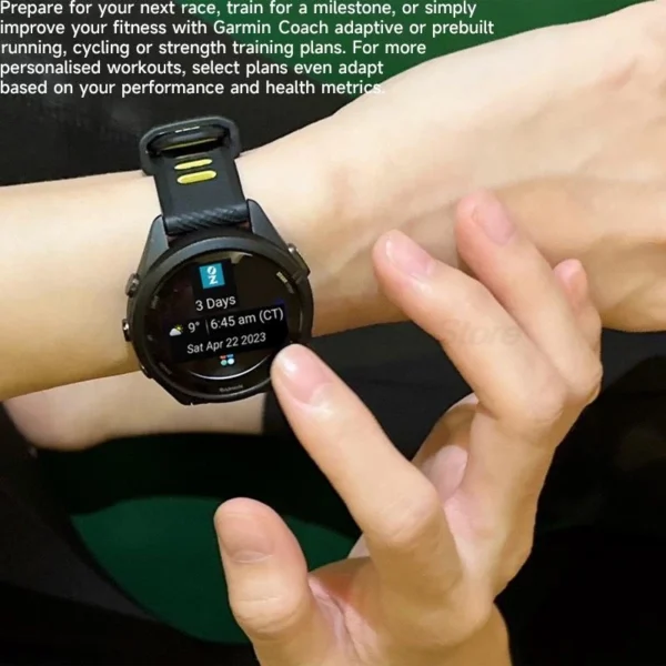 Sb74dcc665d1f46ff975bbaf824a1fbe3o.webp Garmin Forerunner 265 Sports Watch Outdoor GPS Running Fitness Marathon Swimming Chinese Heart Rate Blood Oxygen smartwatch