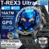 Sba21f246fad044aa925b167ac5543d444.webp 2026 New Military Smart Watch 1000Mah Battery GPS trace Compass 10ATM Waterproof Tactics Sport Flashlight call Smart Watch Men