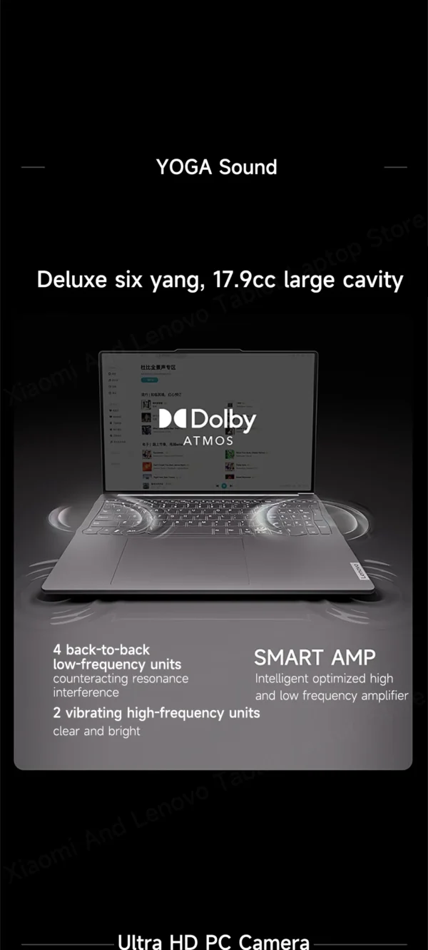 Sba84d011257041c38dee6314708945dfR.webp Lenovo Laptop YOGA Pro16s AIPC 3.2K 165Hz PURE Touch Screen Intel Core Ultra 9 32G LPDDR5 1TB/2TB SSD RTX4060 AI Notebook PC