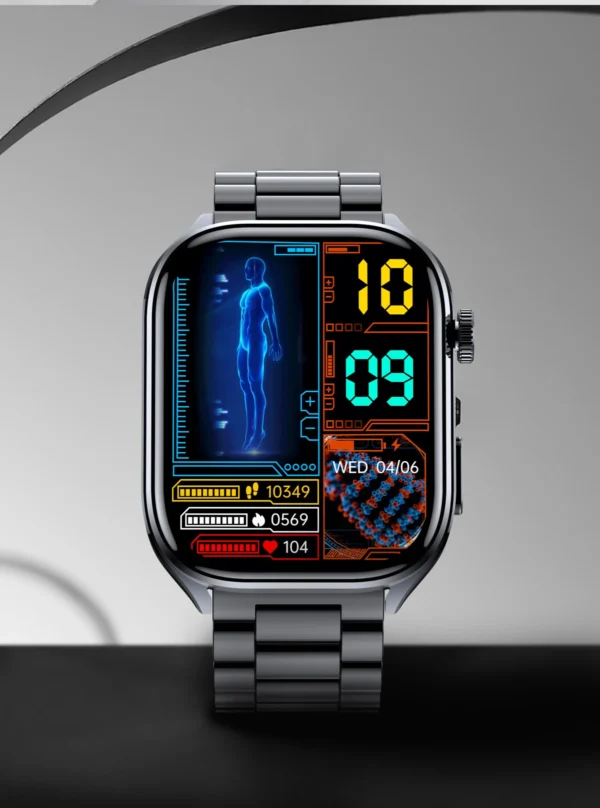 Sba981952798d45b399f5c8fce5e5f487J-1.webp 2025 New AI Diagosis ECG Health Smart Watch Men Blood Pressure Lipid Uric Acid AI-GPT Intelligent Q&A Health Smartwatch For Men