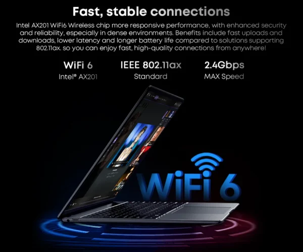 Sbaa2425dcdd0484bbbce8e1e08c25f16g.webp CHUWI CoreBook X AMD R5-7430U Business Laptop 6 Cores 14.1 inch 2K IPS Screen 16GB DDR4 RAM 512GB SSD UP to 4.3 Ghz Notebook
