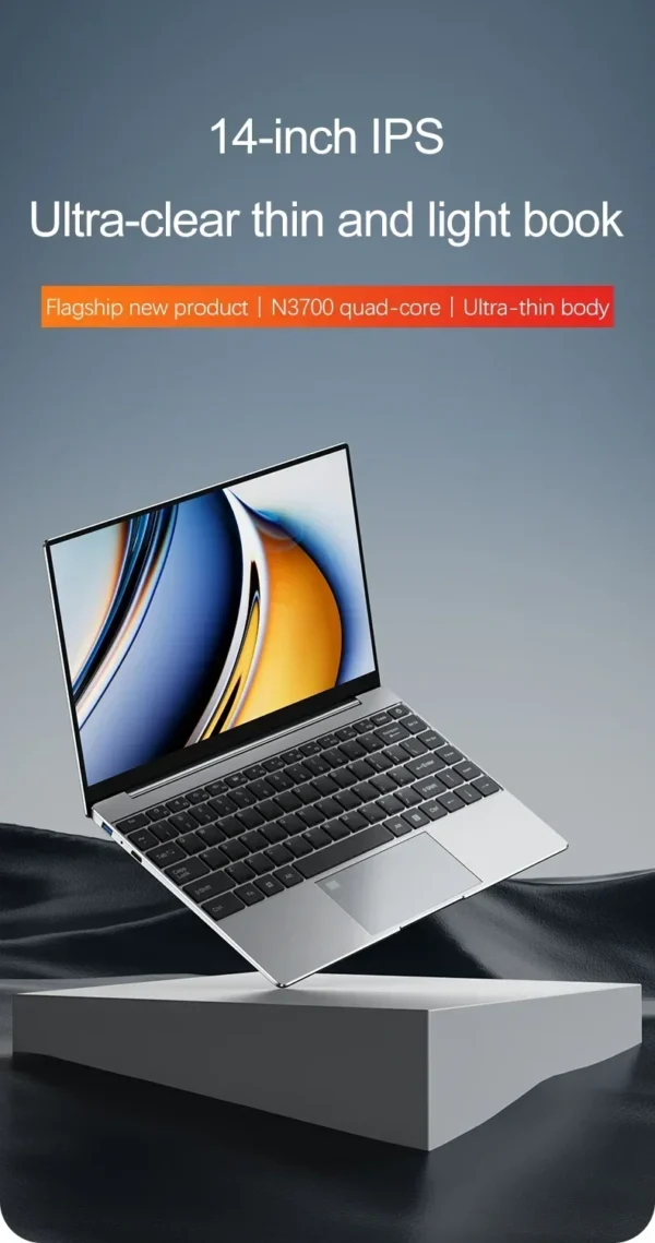 Sbb3d8c2b80cf466188afb8472b6c5a70e.webp 14.1" Ultra Slim Laptop 16GB RAM 2TB SSD Intel N3700 Notebook Gamer 1920*1080 Display Office Study Computer PC Windows 11 Pro