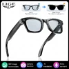 LIGE New Camera SunGlasses 800w Pixel Camera Recording Noise Reduction Ai Recognition Translation Anti Blue Light Smart Glasses