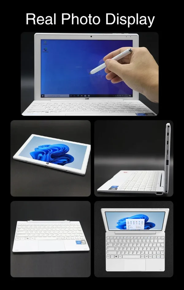 Sbc640313261b4fa6b221e635d26f66816.webp MLLSE 2 In 1 Tablet PC Windows 10 8GB DDR4+128GB SSD Intel N5030 10.1inch IPS Screen WIFI Mobile Office Tablet PC with Keyboard