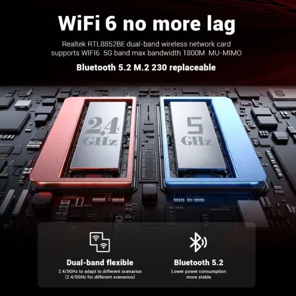 Firebat Laptop AS1 AMD R5-7430U 16GB DDR4 512GB SSD 15.6 Inch IPS Windows 11 Type-C WIFI6 Backlit Full-size Keyboard Notebook