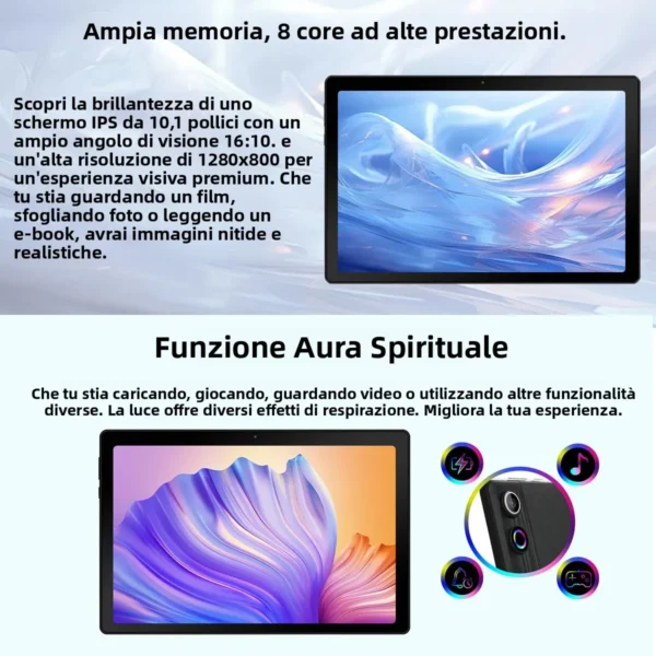 Sbda006d5a32640bc8c86d9d0cb104b61t.webp Android15 Tablet 10 Inch 20GB RAM 64GB ROM Expandable 1TB WIFI6 WidevineL1 GMS 5000mAh Stylus Keyboard Mouse Headphones Case Set