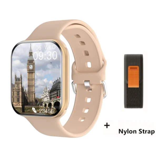 Sbf4b900610694bb591170ddf0cbc5232I-1.webp New 2026 Original For Apple Watch X 10 Smart Watch Men Body Temperature Bluetooth Call NFC GPS Sports Women SmartWatch for Apple