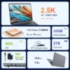 Ninkear A16Pro Laptop 16 inch 2.5K 120Hz AMD R7 7840HS WiFi 6 32GB DDR5 RAM 2TB SSD Laptop Windows 11 Notebook Office Computer