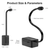 Mini WiFi Camera 1080P HD Smart Camera with Curved Flexible Lens Cable,Loop Recording,Alarm, Remote Viewing,Security  Monitoring