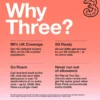 Sc1c0edb9b1314339a9d457aada42aefaG.webp Europe Three 1 Month Data Prepaid Sim Card,UK Phone Number,Talk & SMS,Free Roaming Europe,No Contract,Can Top Up Yourself