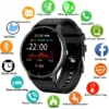 LIGE Smart Watch Women Men Full Touch Screen Bluetooth Call Smartwatch Waterproof Sports Fitness Tracker Watches for Android iOS
