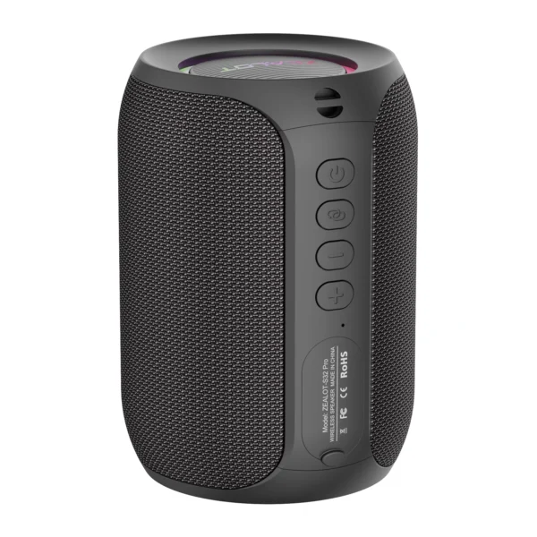 Sc239aa85c831451e98ae00c5606d2edaj.webp Zealot S32 pro Bluetooth Wireless Outdoor Portable Subwoofer Speaker Waterproof IPX6 Dual Pairing 3600mAh Wireless Speaker