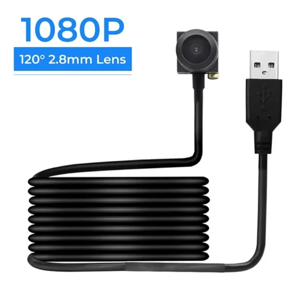 Mini 2MP USB Camera for PC | 1080P HD with Dual Lenses, Ideal for Remote Monitoring & Video Recording