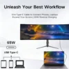 Sc3b97185b491491eb1551c09a51484e0j-1.webp 49 Curved Ultra Wide Gaming Display 3800R 165Hz 5120x1440 HDR USB C Charging Adjustable Stand Monitor DeskTop