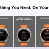DOOGEE ANYWISE W1 PRO AI Smart Watch 1.43" AMOLED Display 5ATM IP68 Water Resistance GPS Tracking Sport Watch with Offine Maps