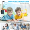 Mini WiFi Camera 1080P HD Smart Camera with Curved Flexible Lens Cable,Loop Recording,Alarm, Remote Viewing,Security  Monitoring