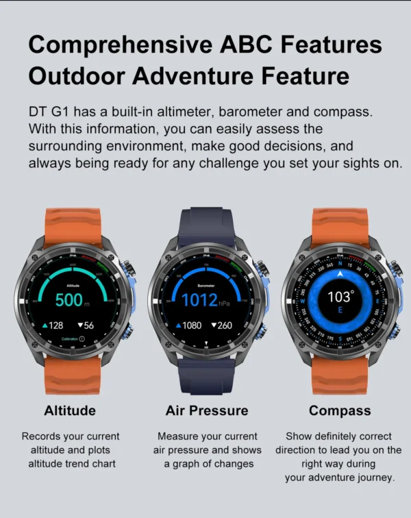 Sc6268d3c29224533b65762c3a3d3c522e.webp 2025 Military Offline map 1000mAh Battery Smart Watch 4GB Big Memory GPS Navigation MP3/MP4 Player Swim Sports trackr Smartwatch