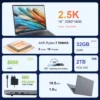 Ninkear A16Pro Laptop 16 inch 2.5K 120Hz AMD R7 7840HS WiFi 6 32GB DDR5 RAM 2TB SSD Laptop Windows 11 Notebook Office Computer
