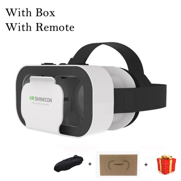 Sc7e955ed1be441259833ddd2db09aba8P-1.webp VR Glasses 3D Viar Phone Virtual Reality Headset Helmet Devices Smart Lenses Goggles For Smartphones Cell Hedset Mobile Game Set