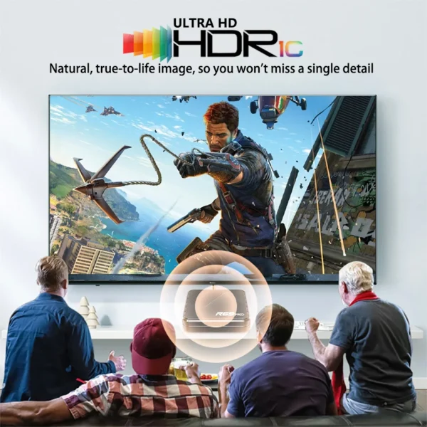 Janmifly R69 PRO Set Top Box Android 14 Allwinner H728 WiFi 6 Support Ultra HD 8K Bluetooth 5.0 smart tv box Netflix YouTube