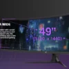 ASUS ROG Strix XG49WCR 49'' 5120x1440 Curved Fast IPS Monitor with 165Hz of Refresh Rate 450cd/m2 of Brightness USB Type-C