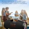 Scc9503ab1b874439a84b3adbd88f3ccdB.webp ZEALOT S89 Wireless Speaker 250W Portable Outdoor with RGB Color Lights Long 48000mAh Battery up to 8 Hours Playtime