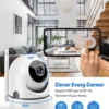 Scd32afe0de6046a6b342928932b1c180l.webp Mini Camera Smart Home Auto Tracking 1080P Wifi IP Camera Full Network Wireless CCTV Video Baby Security Camera