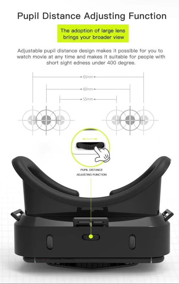 Scf11804106864e49ba5dda4bfb09ae24Q-1.webp VR Glasses 3D Viar Phone Virtual Reality Headset Helmet Devices Smart Lenses Goggles For Smartphones Cell Hedset Mobile Game Set