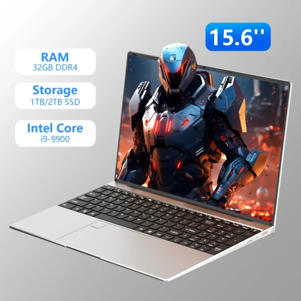 Sd1aaba8e533b4fff9b45159c3f31be53p.webp NEW 15.6" Laptop Intel Core I9-9900 32GB 2TB Windows 11 Gaming Computer PC Gamer Office Study Ultra Slim Notebook 1920*1080 HD