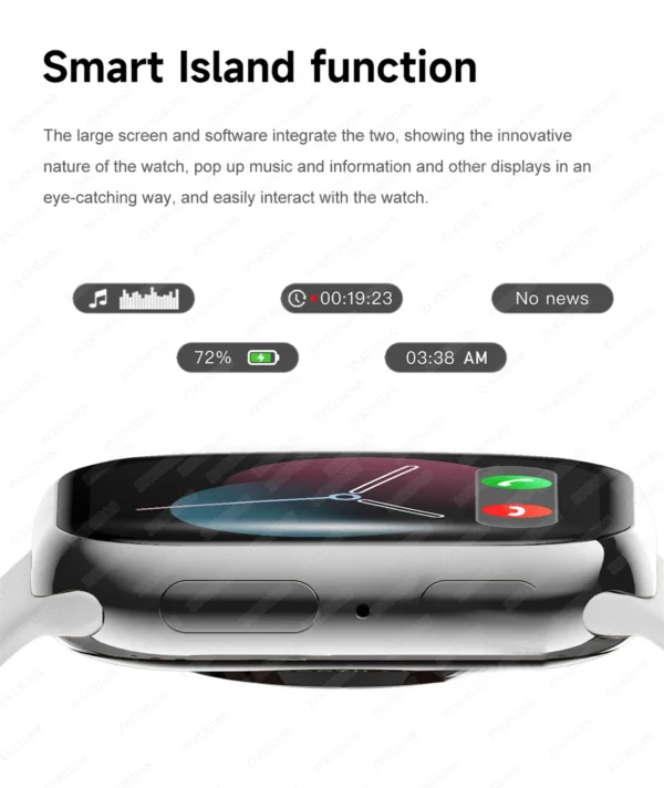 Sd285bcc814814afea54d152441993909G-1.webp 2025 New Series IW10 Watch 10 GPS Track Smart Watch Men Woman Bluetooth Call Waterproof Sports SmartWatch For Android IOS