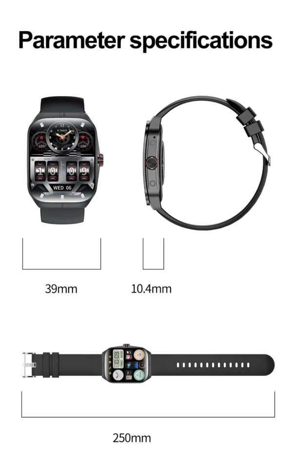 Sd2b6c64ca30f442a85468f7ec8eab51b0.webp 2025 New HD AMOLED screen For OPPO Watch 4 Pro Sports Smart Watches Men GPS Track Waterproof Bluetooth Call NFC Smart Watch
