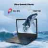 Azeyou 11.6” Laptop HD Display, N4000 Processor Student Laptop Computer 4GB,4000mAh,Russian English Keyboard OS 11 Pro Laptops