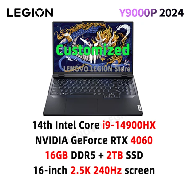 Sd3f28fc4086d4e6aaf1255b237fd373fh.webp Lenovo Legion Y9000P Gaming E-Sports Laptop 2024 RTX 4060 Intel i9-14900HX 16" 16/32/64G RAM 1/2T SSD 2.5K 240Hz Notebook PC