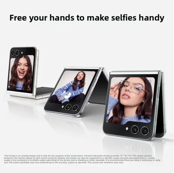 Sd4b1bfe716a24d96883d165a84bcce1eP.webp Refurbished Samsung Galaxy Z Flip 5 5G 6.7" F731U1 8+256/512GB AMOLED Unlocked Foldable Android CellPhone Excellent Condition