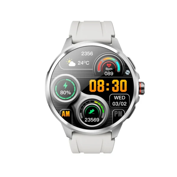 Sd5e8d7a6b0f44bf3b476998838599af9k-1.webp Original H99 Smart Watch Android Watches Amoled Smartwatch With 190° Rotary Camera Google Play Store 1.95inch Amoled Screen