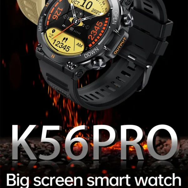 Sd633476b425d46cd930530bf122a22bcz-1.webp K56 Pro Smart Watch 1.39 Inch Men Women BT Call Heart Rate Blood Pressure 400mah Big Battery Sport Outdoors Smartwatch