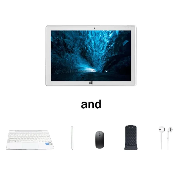 Sd651bd9c240e4aefa4aed30feb35ccc5L.webp MLLSE 2 In 1 Tablet PC Windows 10 8GB DDR4+128GB SSD Intel N5030 10.1inch IPS Screen WIFI Mobile Office Tablet PC with Keyboard