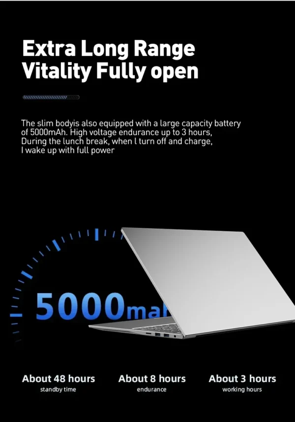 Sd755380592e8439f9b0ac145f088fad7F.webp 2026 Intel Core i7-6500U 14.1 "laptop 32GB RAM 2048GB SSD ROM 5000mAh Windows 11 Pro 3-year warranty portable laptop