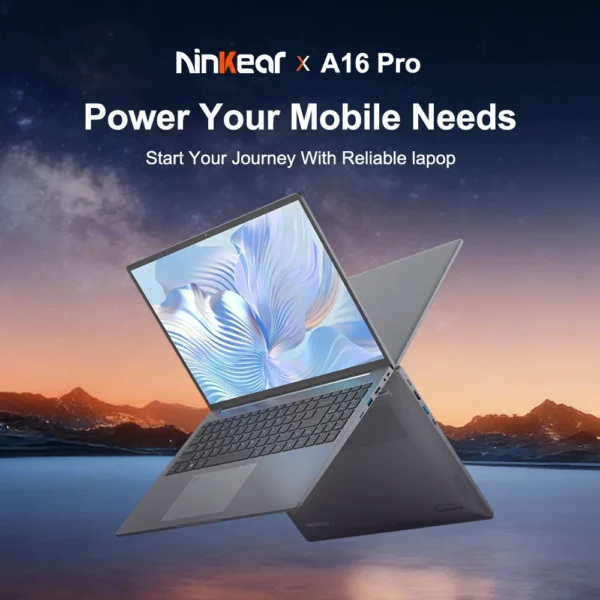 Ninkear A16Pro Laptop 16 inch 2.5K 120Hz AMD R7 7840HS WiFi 6 32GB DDR5 RAM 2TB SSD Laptop Windows 11 Notebook Office Computer