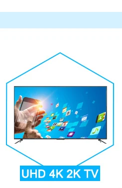 Sonic Speaker Brightness 400 75 Inch UHD Television TV 4K HDR LED Smart Android TV Unit