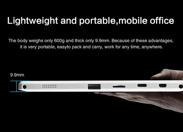 Sd7b86fb70da543bbbd1087cde651ce5al.webp MLLSE 2 In 1 Tablet PC Windows 10 8GB DDR4+128GB SSD Intel N5030 10.1inch IPS Screen WIFI Mobile Office Tablet PC with Keyboard