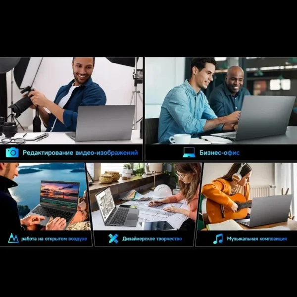 Sd9e570d2af0c4229b02ec9b2e9078c3b5.webp AKPAD KR159 N5095 15.6" Laptop, Up To 32GB RAM 2TB Windows 10/11 Pro, Black Backlit English Russian Keyboard Portable Notebook