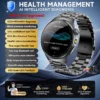 Sda0a1149a648493084db3d5e6afe0f7c5-1.webp 2026 New Accurate Blood Lipid Uric Acid Test Smart Watch Men Women ECG Blood Pressure Body analysis Voice Call Health Smartwatch