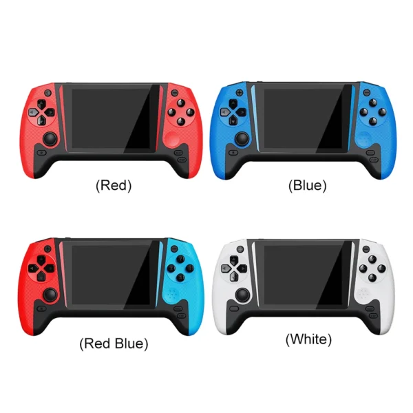 Gaming Console 3.5inch LCD Screen Built-in 500 Games Nostalgic Game Console TV Connect 1200mAh for Kids Adults for Single Player