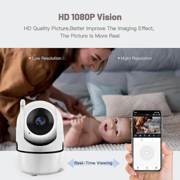 Sdb42c0d93f8f4930988a53922511043db.webp Mini Camera Smart Home Auto Tracking 1080P Wifi IP Camera Full Network Wireless CCTV Video Baby Security Camera