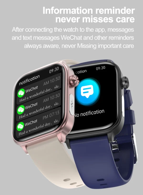 Sdba6d4ac63c046ccb1a1e2d1faff76410.webp 2025 New For XIAOM1 ECG+PPG Blood Fat Uric Acid Health Smartwatch Men Women Heart Rate Blood Pressure Bluetooth Call Smart Watch