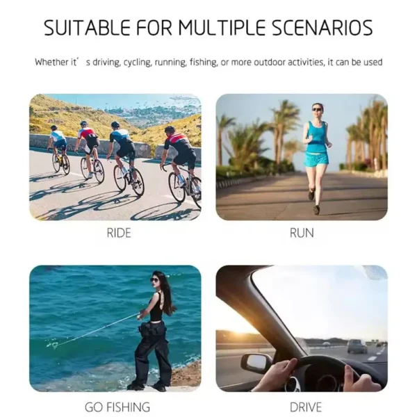 Sdc39744e65b2448a856de182212157b1J.webp 1080P HD Camera Sunglasses Polarized Photochromic Lens First-Person View WiFi Video Recorder Cycling Outdoor Sports Glasses