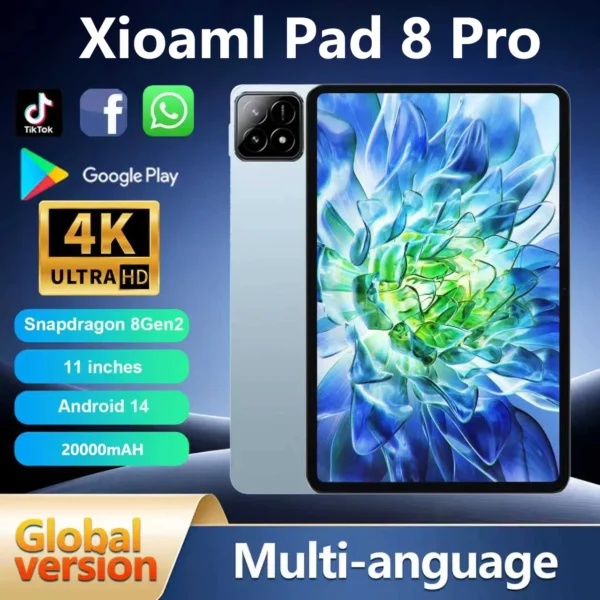 Sdc92f2a58e804825ab91b3dfdec6cc5fm.webp NEW Original MI Pad 8S Pro Tablet 11inch Snapdrago 8gen2 HD 4K Android 14 16GB+1T 20000mAh 5G Dual SIM WiFi GPS Tablet PC